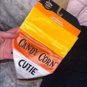 Hyde & EEK! Candy Corn pet collar Bandana